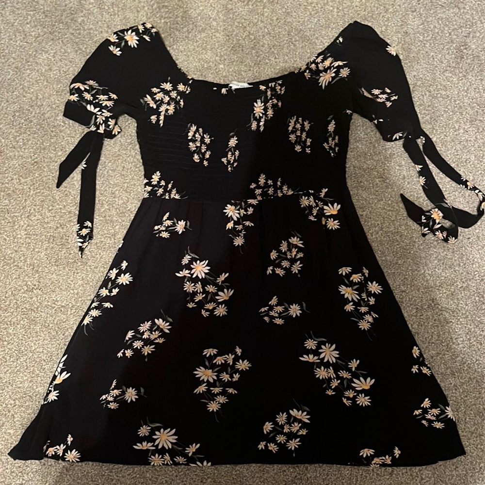short floral dress